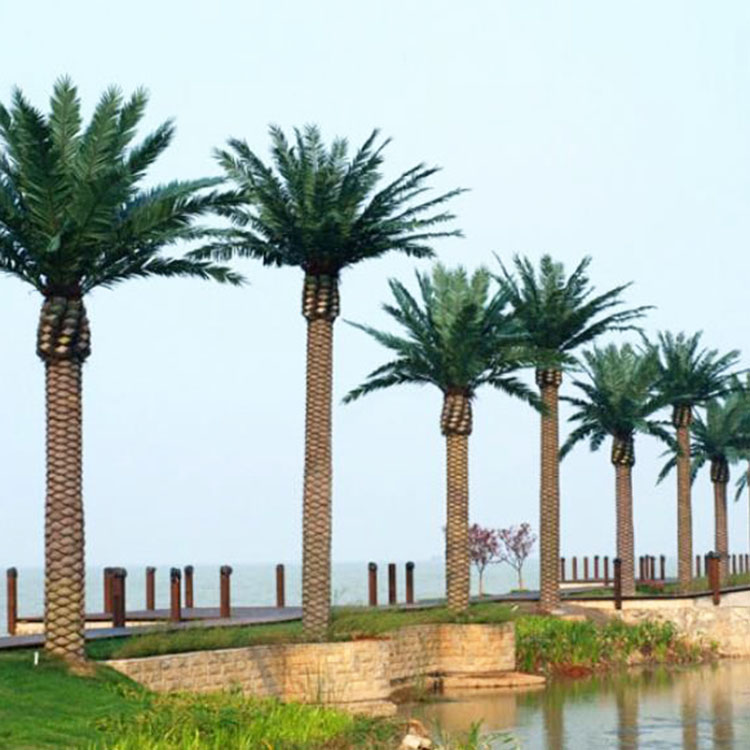 Real estate decoration Outdoor Artificial Date Palm Tree