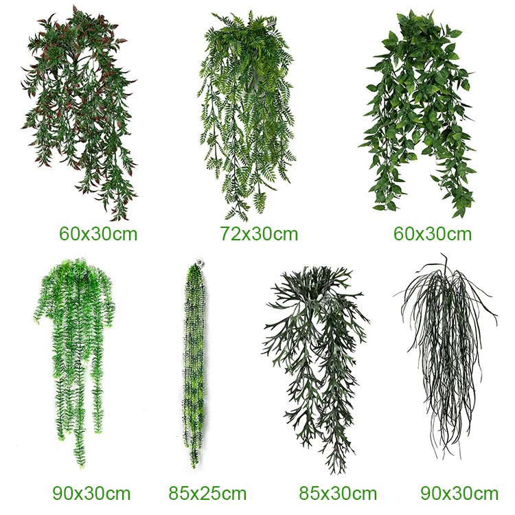 UK Flame Retardant Outdoor Artificial Hanging Plant
