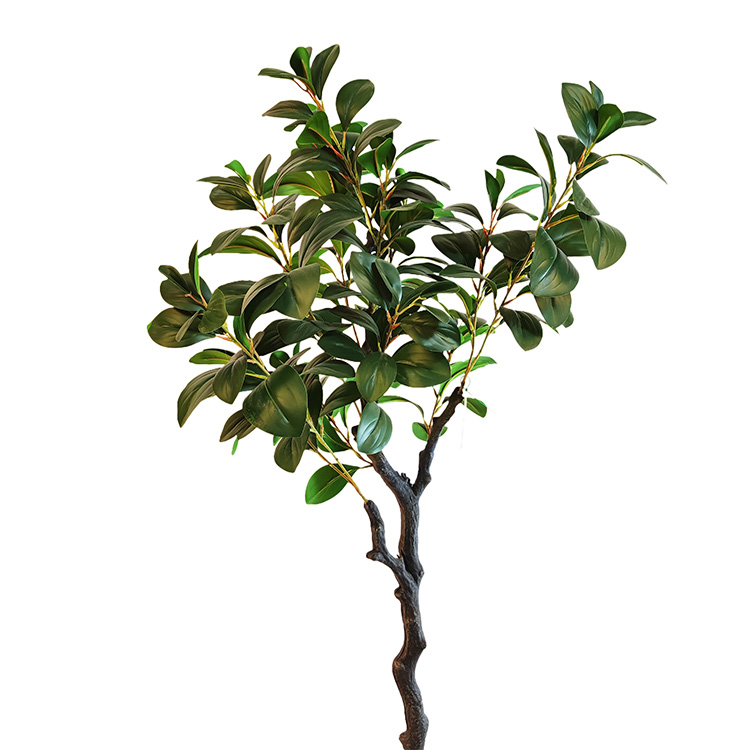 UK Office Decoration Indoor Artificial Watercress Leaf Tree 