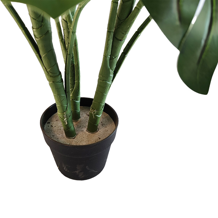 Mexico Bar Decoration Indoor Artificial Monstera Tree