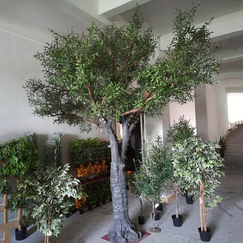 Dubai Clubhouse Decoration Artificial Olive Tree 