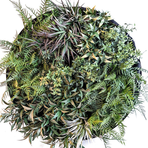 Gardon Decoration Fireproof And UV Artificial Green Wall 