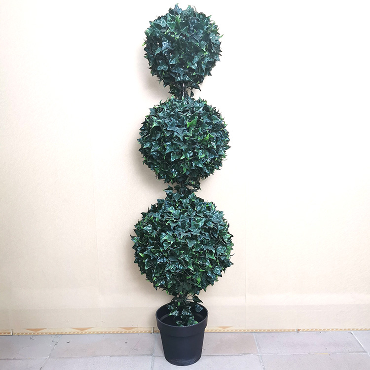 Bar Decoration Indoor Artificial Boxwood Tree