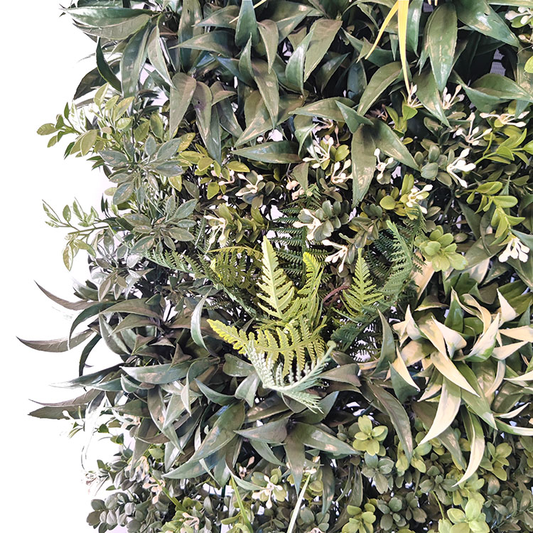 Clubhouse Decoration Fireproof And UV Artificial Green Wall 