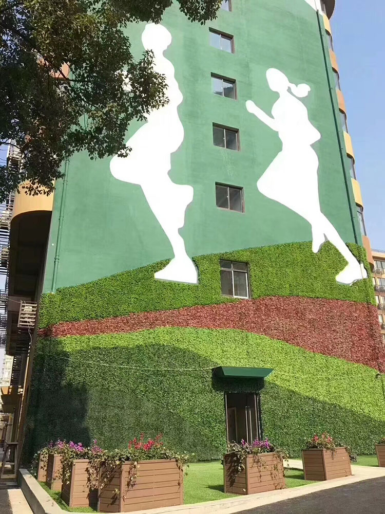 China Real Estate Decoration Outdoor Artificial Green Wall