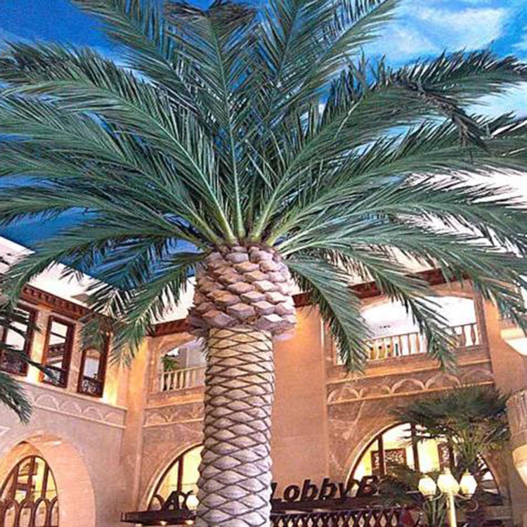 Real estate decoration Outdoor Artificial Date Palm Tree