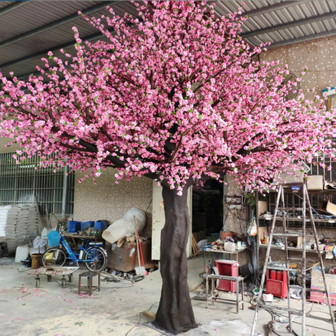 Building Decoration Outdoor Artificial Peach Tree