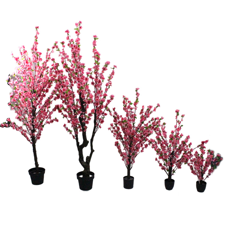 Mall Decoration Indoor Artificial Peach Tree