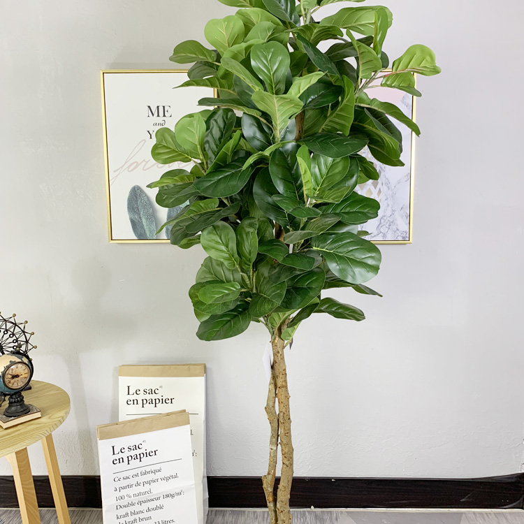 Cananda Indoor Hotel Decoration Artificial Fiddle Leaf Fig Tree 