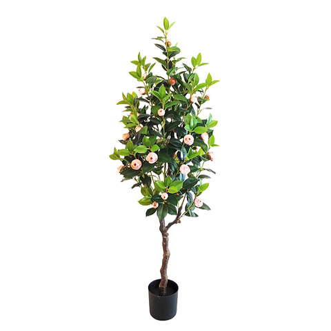 China Hotel Decoration Artificial Camellia Tree