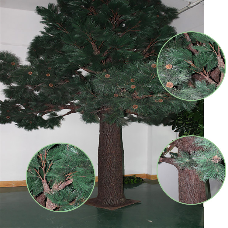 Mall Decoration Hot Sale Artificial Pine Trees 