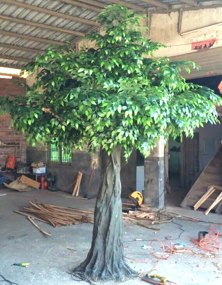 Rainforest Hotel Decoration Artificial Ficus Tree
