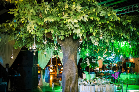 Rainforest Hotel Decoration Artificial Ficus Tree