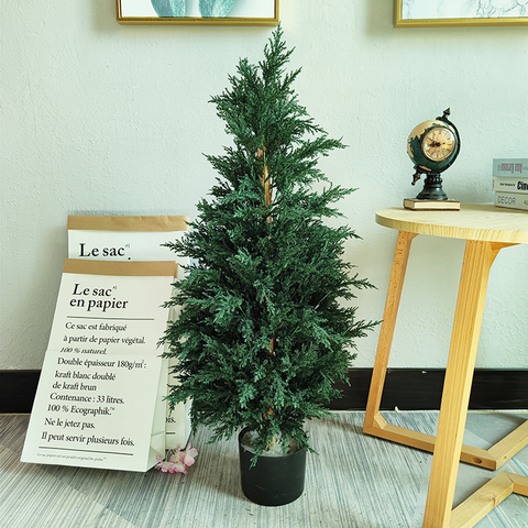 Leyland Indoor Mall Decoration Artificial Cypress Plants