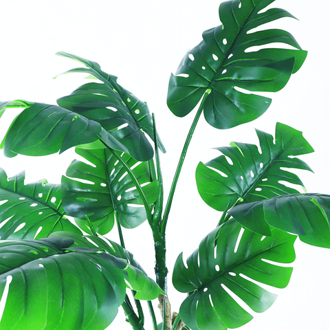 Hotel Decoration Indoor Artificial Monstera Tree