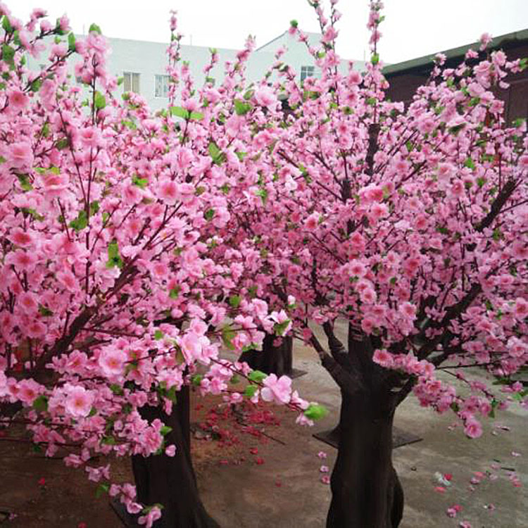 Hotel Decoration Indoor Artificial Peach Tree