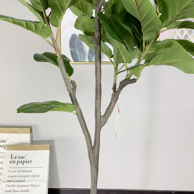 Singapore Building decoration Artificial Fiddle Leaf Fig Tree