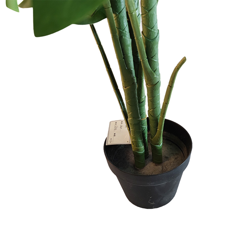 Indoor Building Decoration Artificial Monstera Tree