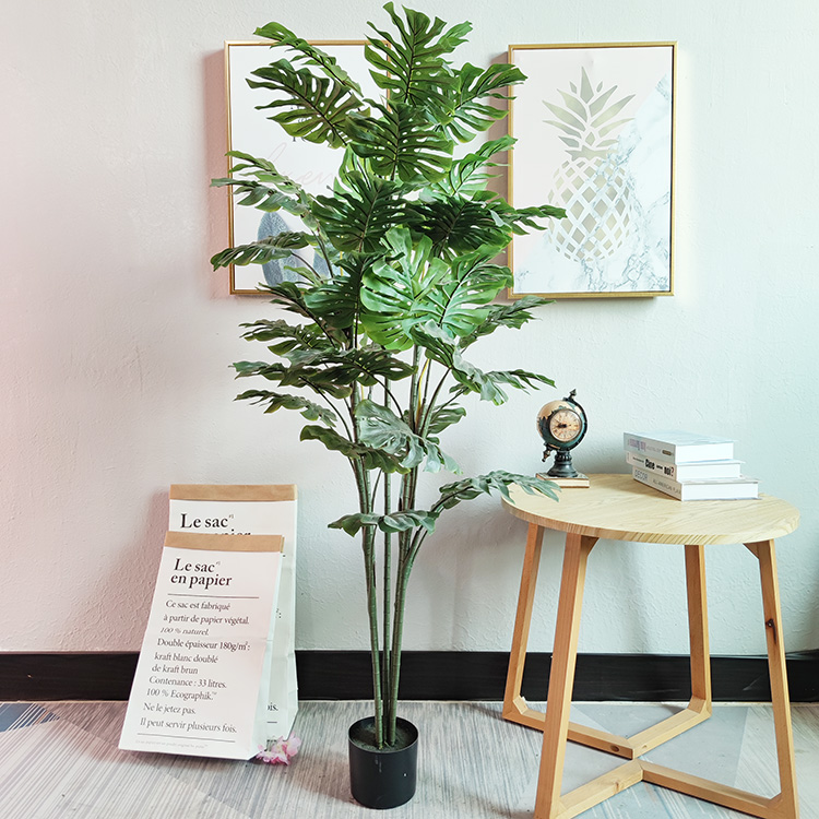 Mexico Mall Decoration Indoor Artificial Monstera Tree