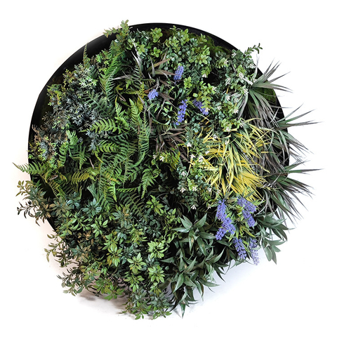 Mall Decoration Fireproof And UV Artificial Green Wall 