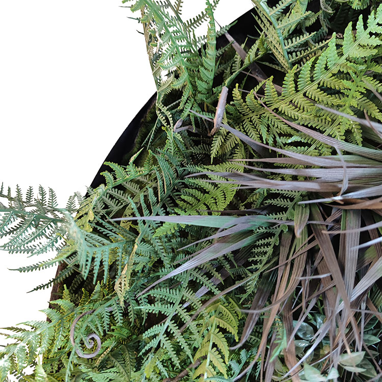 Gardon Decoration Fireproof And UV Artificial Green Wall 