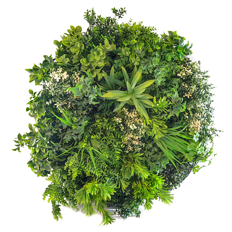 Clubhouse Decoration Indoor Artificial Plant Wall 