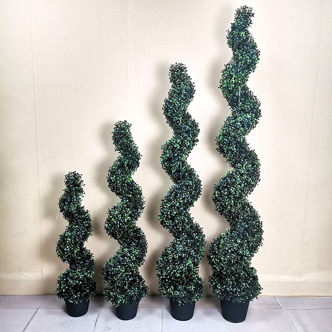 Office Decoration Indoor Artificial Boxwood Tree 