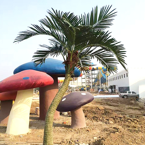 Hotel Decoration Outdoor Artificial Coconut Tree