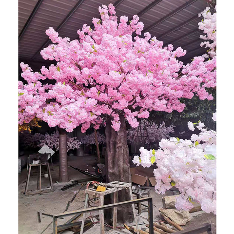 Clubhouse Decoration Indoor Artificial Cherry Tree 