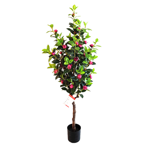 Gardon Decoration Indoor Artificial Camellia Tree