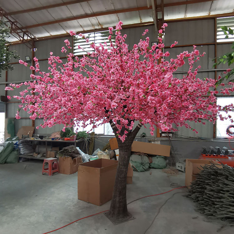 Hotel Decoration Indoor Artificial Peach Tree