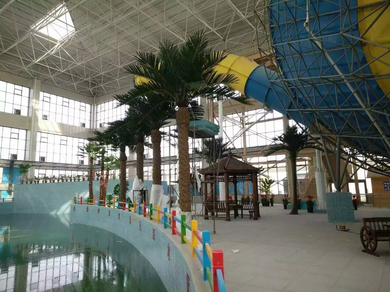 2018 Hebei Cangzhou Water Park Artificial Data Palm Tree Project 