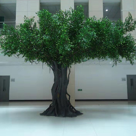 India Water Park Decoration Large Artificial Ficus Tree