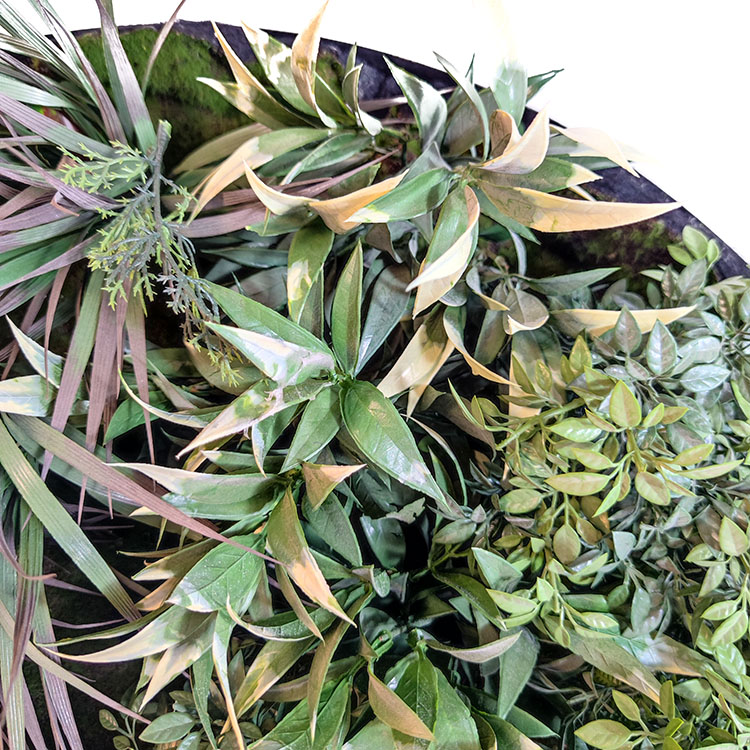 Gardon Decoration Fireproof And UV Artificial Green Wall 