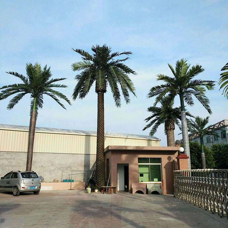 Water Park Decoration Outdoor Artificial Coconut Tree