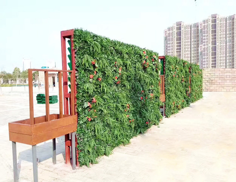 China Real Estate Decoration Outdoor Artificial Green Wall