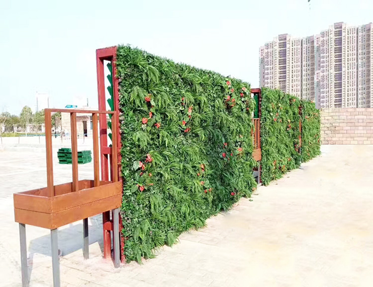 China Real Estate Decoration Outdoor Artificial Green Wall