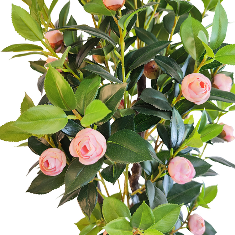 China Hotel Decoration Artificial Camellia Tree