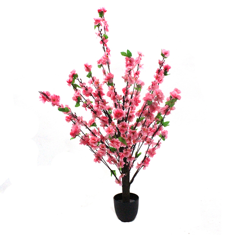 UK Office Decoration Indoor Artificial Peach Tree