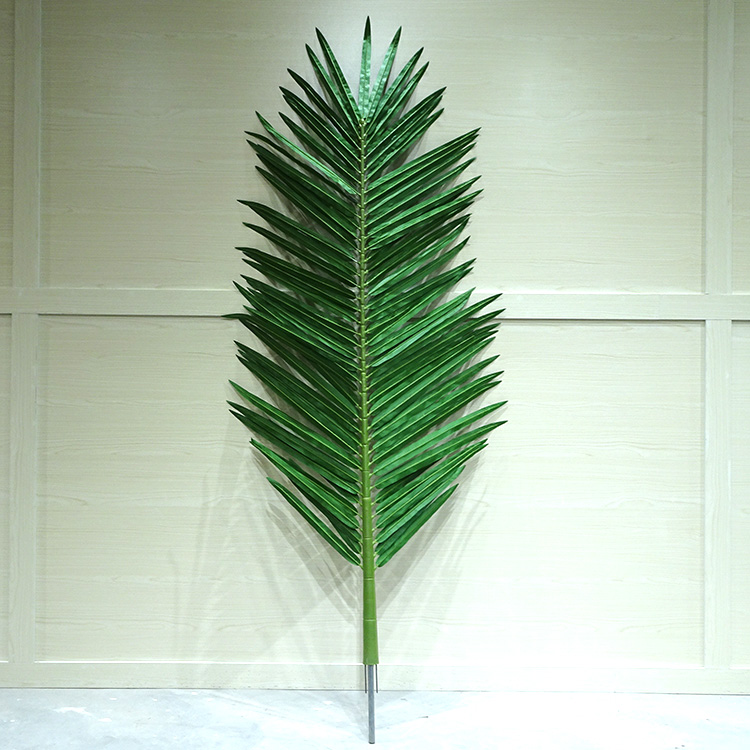 Singapore Hotel Decoration Artificial Coconut Tree Leaves 