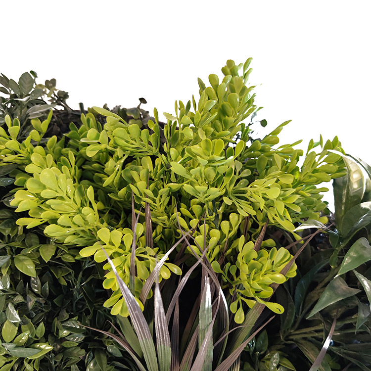 Hotel Decoration Fireproof And UV Artificial Green Wall 