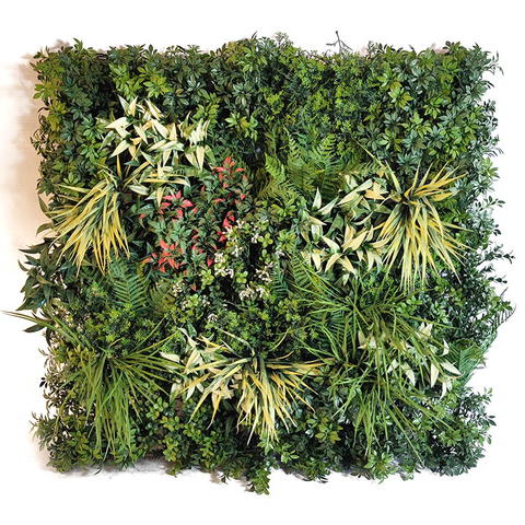 Malaysia Fireproof And UV Artificial Green Wall 