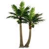 Building Decoration Outdoor Artificial Coconut Tree