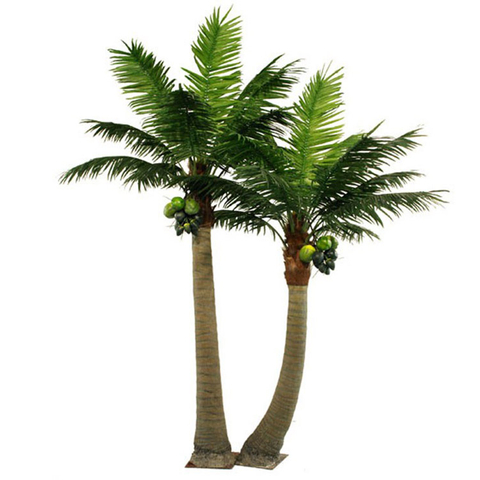 Water Park Decoration Outdoor Artificial Coconut Tree