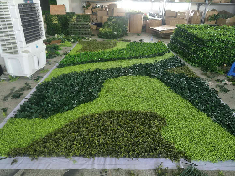 China Real Estate Decoration Outdoor Artificial Green Wall