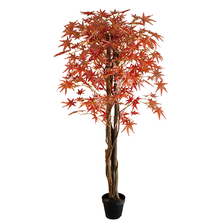 UK Office Decoration Indoor Artificial Maple Tree 