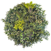 Hotel Decoration Fireproof And UV Artificial Green Wall 