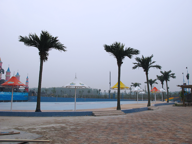 Swimming Pool Decoration Outdoor Artificial Coconut Tree