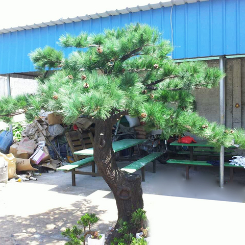 Building Decoration Indoor Artificial Pine Tree 