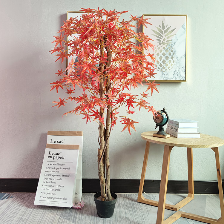 UK Office Decoration Indoor Artificial Maple Tree 